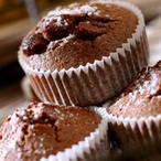Kávové muffiny s nugátovou čokoládou