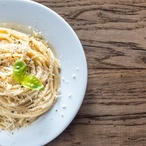 Cuketové špagety s fenyklem a gorgonzolou