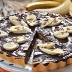 Banánový dort s čokoládou