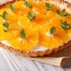 Pomerančový koláč s mandlemi