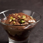 Čokoládovo-ořechový pohár