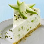 Nepečený dort „Zelené jablko“