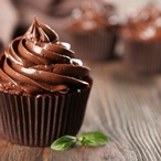 Čokoládovo-mátové cupcakes