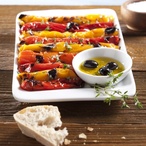 Grilované papriky s olivovým olejem