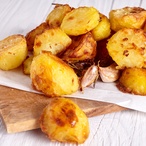 Pečené brambory a batáty